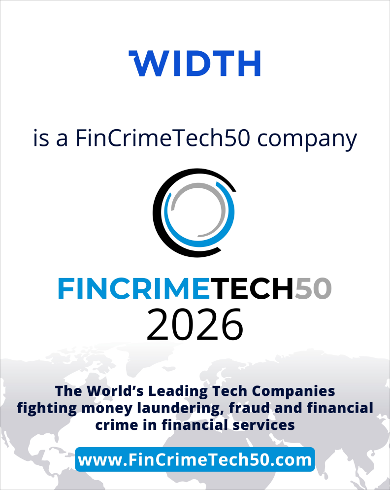 WIDTH FinCrimeTech50 2026 recognition
