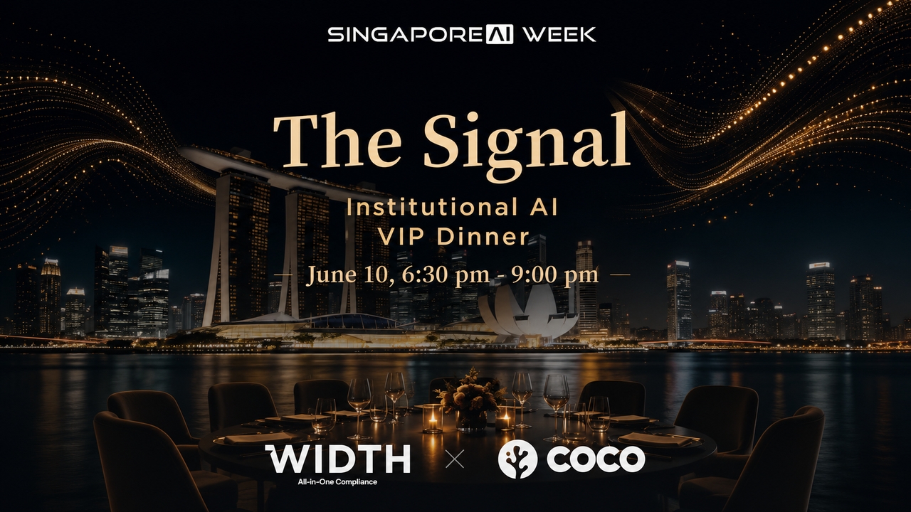 The Signal — Institutional AI VIP Dinner